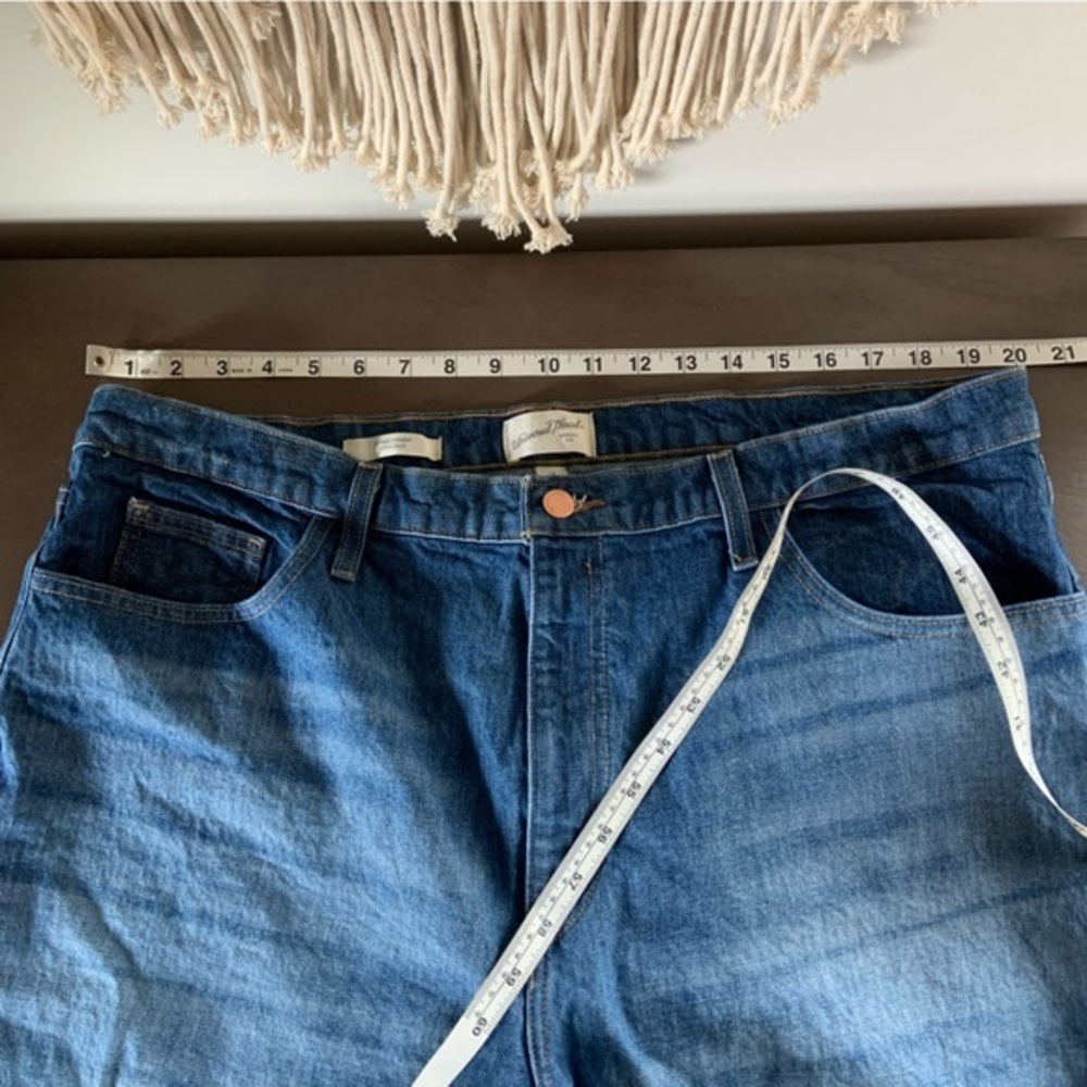 UNIVERSAL THREAD Women’s High Rise Vintage Straight Raw Hem Jeans Size 18 - Picture 12 of 14
